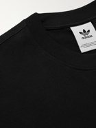 adidas Originals - Logo-Appliquéd Organic Cotton T-Shirt - Black
