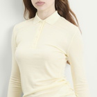 Entire Studios Women's Long Sleeve Polo in Limone