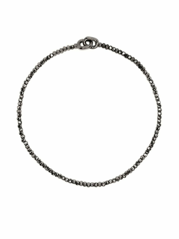 Photo: MAOR 18K Black Gold Noix Double Wrap Bracelet