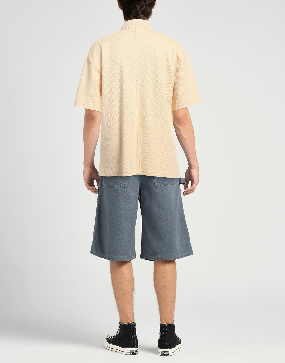 Maison Kitsuné Mens Polo shirt in Beige