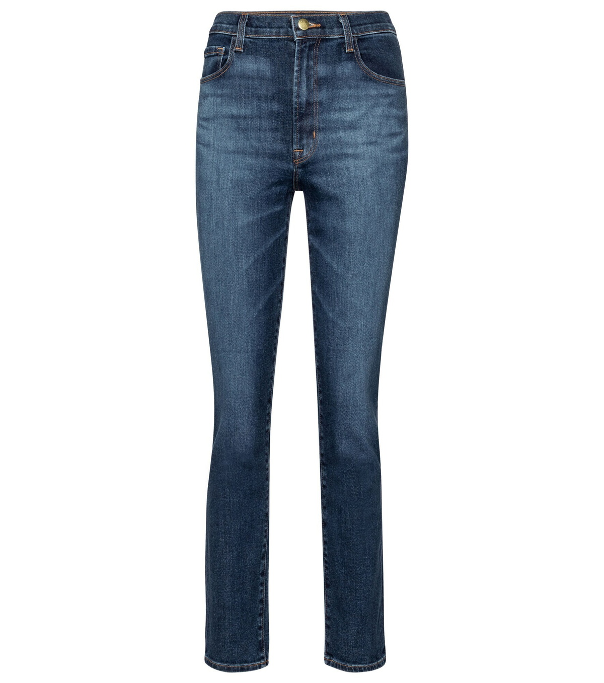 J Brand - Tegan high-rise straight jeans