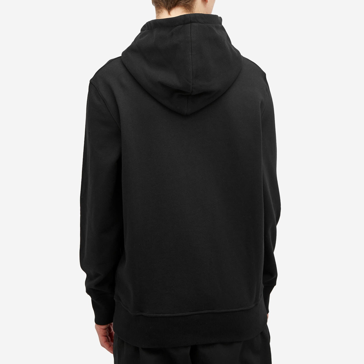 Alexander McQueen Men's Seal Logo Hoodie in Black