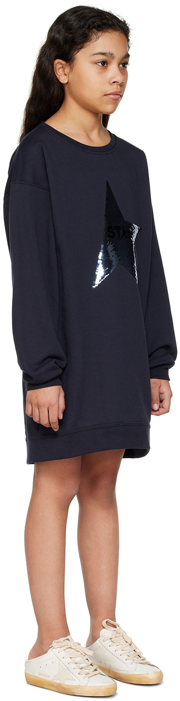 Golden Goose Kids Navy Star Dress Golden Goose Deluxe Brand
