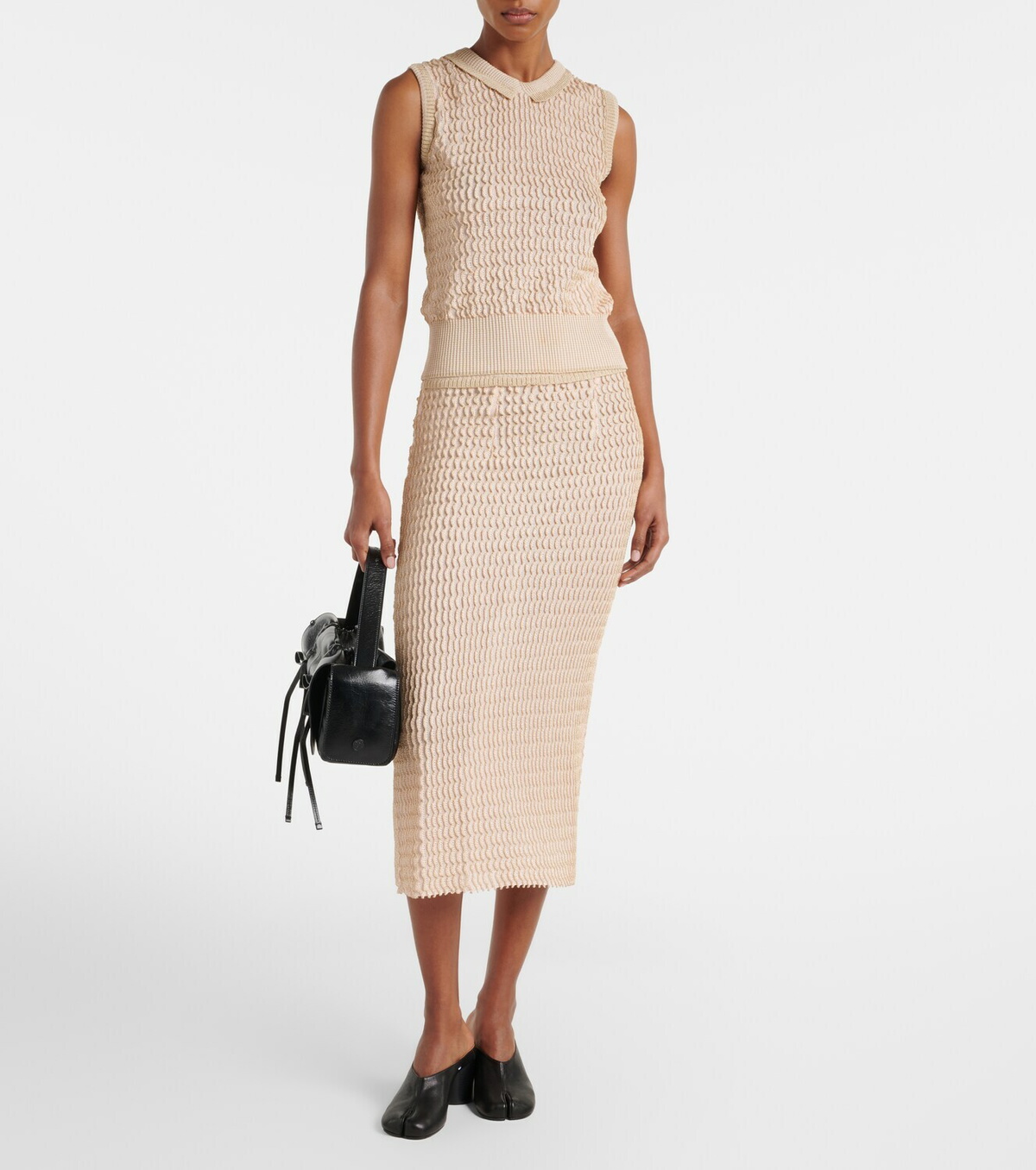 Maison Margiela Knitted midi skirt