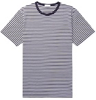 Sunspel - Striped Superfine Cotton-Jersey T-Shirt - Men - Navy