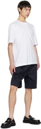 Filippa K Navy Elasticized Shorts
