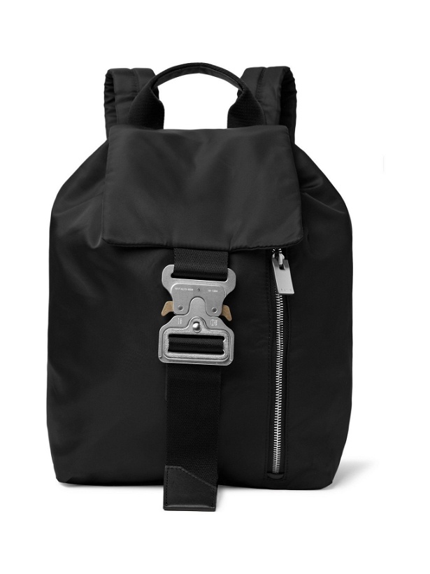 Photo: 1017 ALYX 9SM - Tank Leather-Trimmed Nylon Backpack - Black