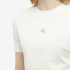 Calvin Klein Men's Micro Monologo T-Shirt in Ivory