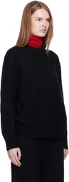 Arch The Black Over Fit Cashmere Pullover Sweater