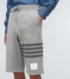 Thom Browne - 4-Bar cotton Bermuda shorts