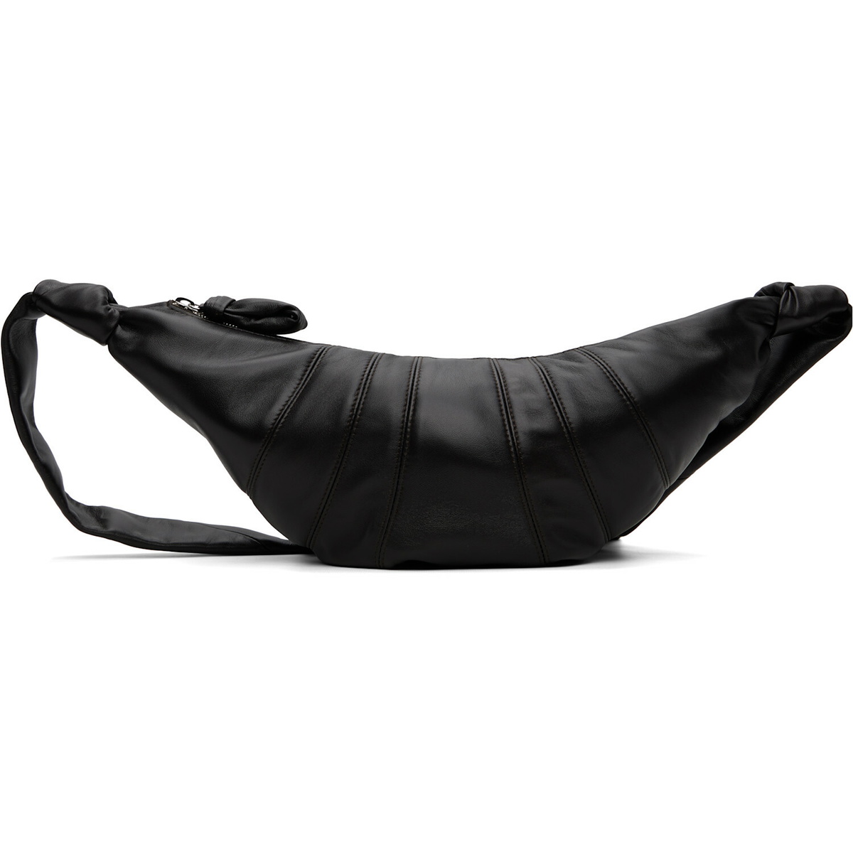 LEMAIRE Brown Medium Croissant Leather Bag