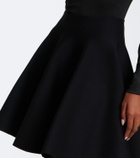 Alaïa Wool-blend miniskirt