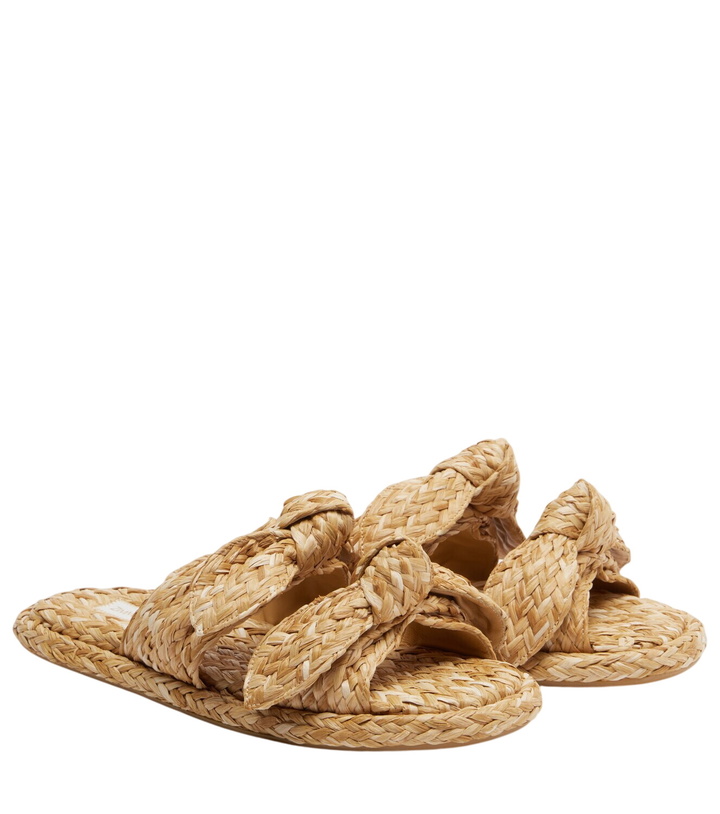 Photo: Zimmermann Carousel raffia espadrille slides
