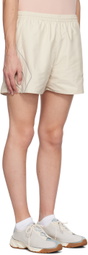 John Elliott Beige Paneled Shorts