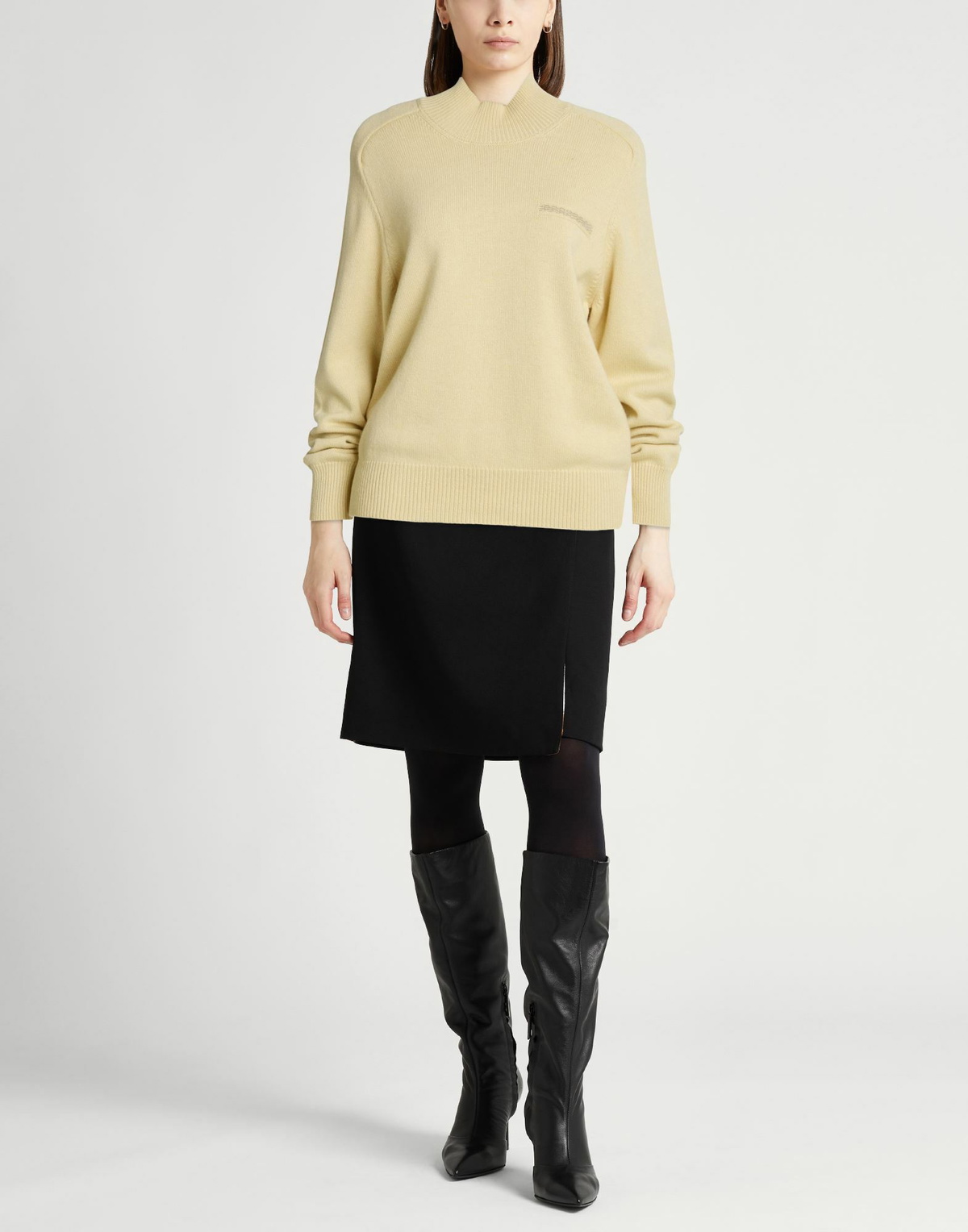 Peserico Womens Turtleneck in Beige