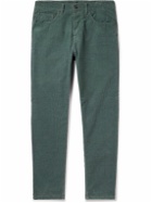 Carhartt WIP - Newel Tapered Cotton-Corduroy Trousers - Green