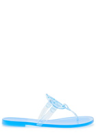 Tory Burch Miller Logo Jelly Sandals Blue