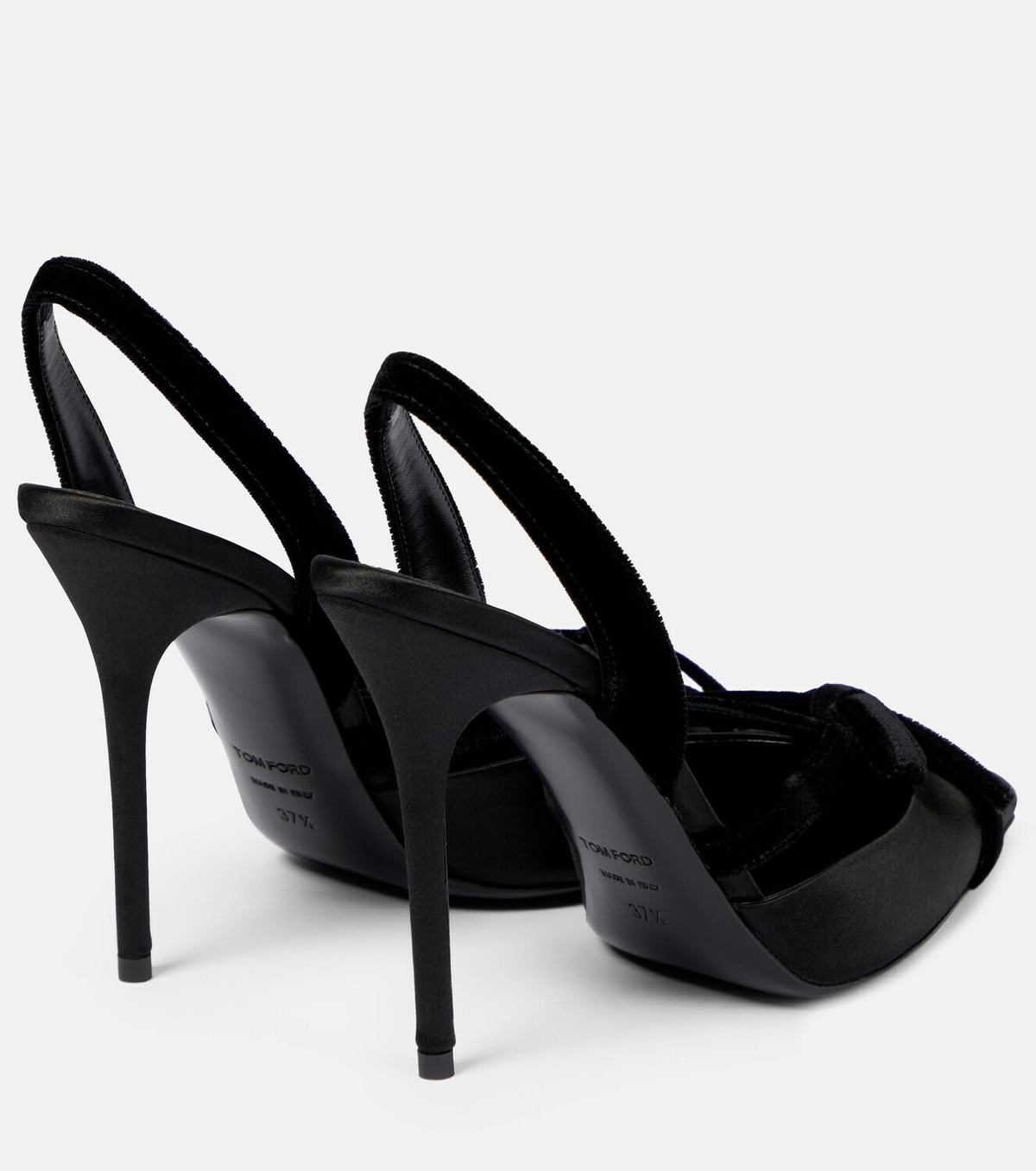 Tom Ford Slingback satin pumps
