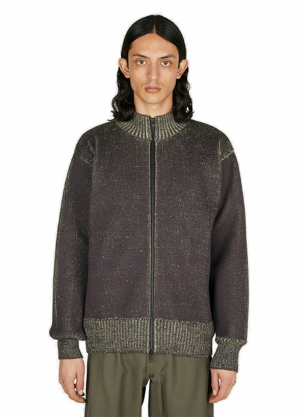 Photo: GR10K - Aimless Compact Zip Sweater in Grey