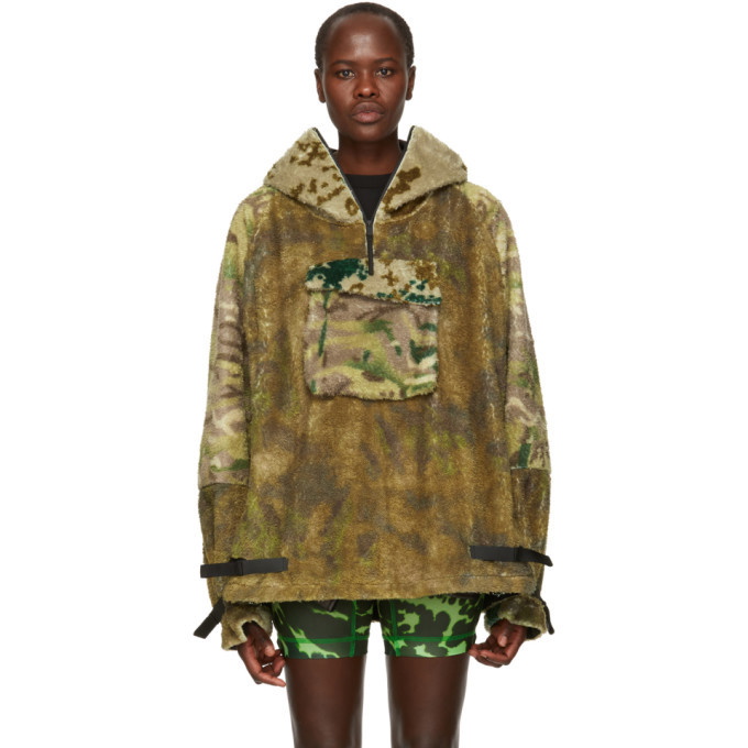 Photo: 1017 Alyx 9SM Multicolor Camo Polar Fleece Hernik Hoodie