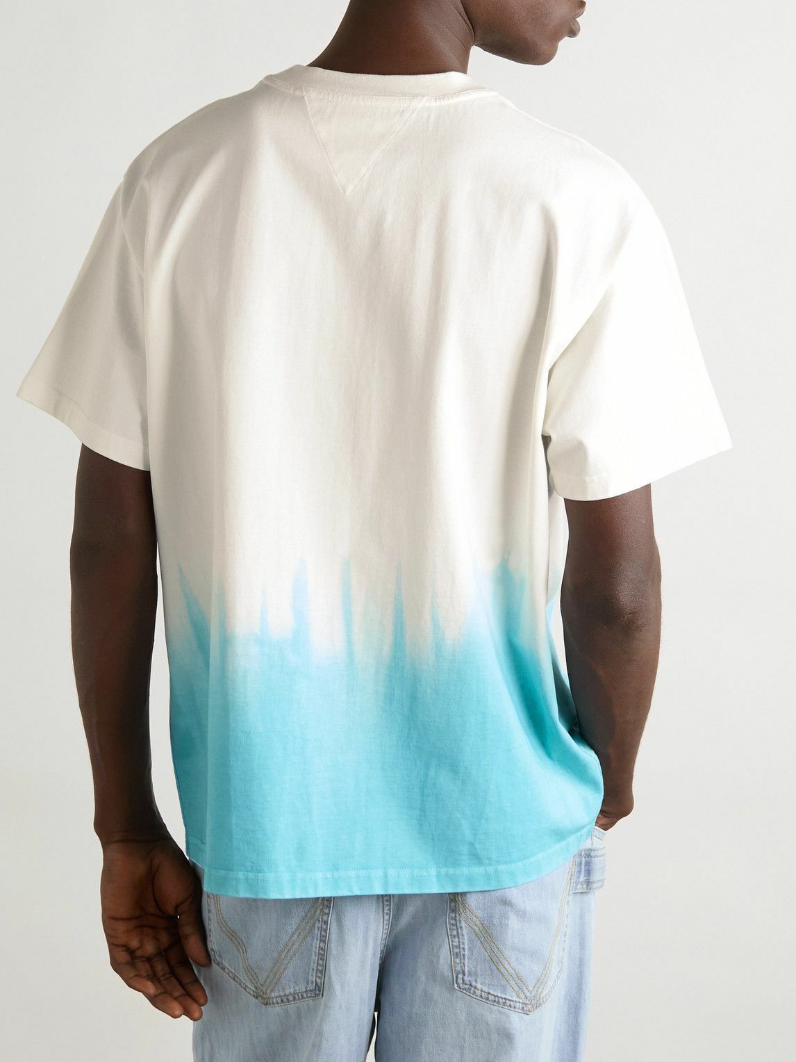 Tシャツ・カットソー Bottega Veneta Powder Blue Cotton T-Shirt Cotton T-Shirt BOTTEGA VENETA | Blondie Shop