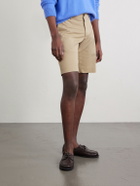 Slowear - Slim-Fit Cotton-Blend Gabardine Chino Shorts - Neutrals
