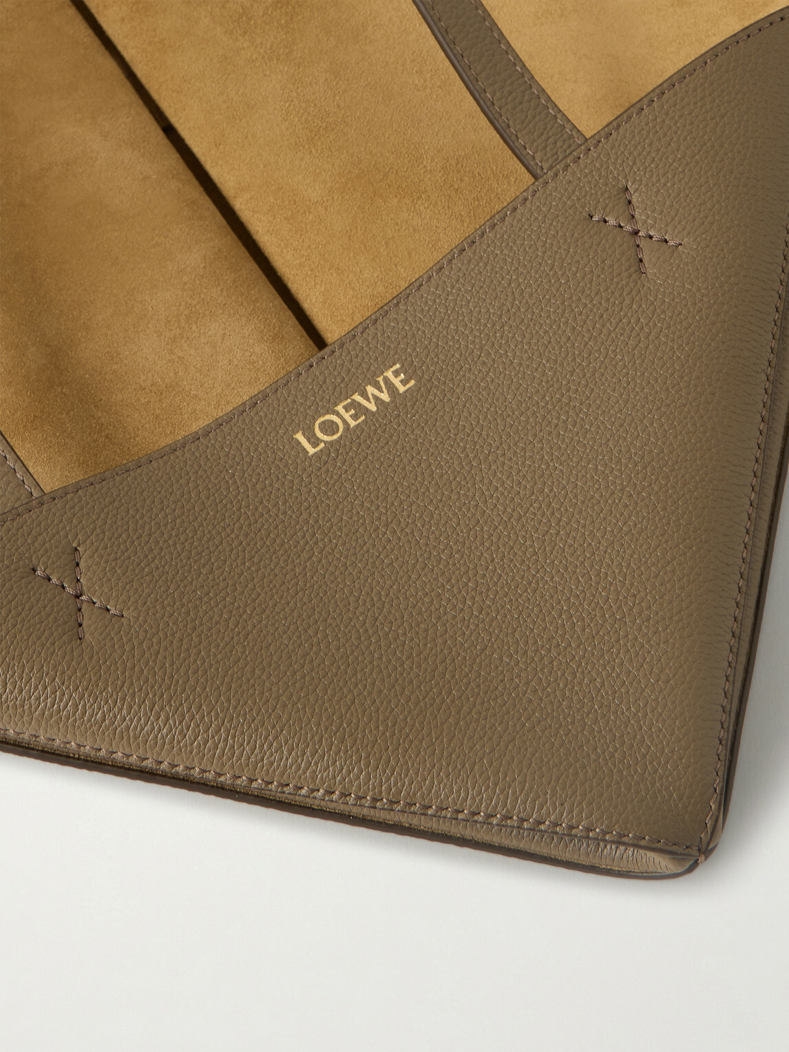 LOEWE - Puzzle Fold Textured-Leather Tote