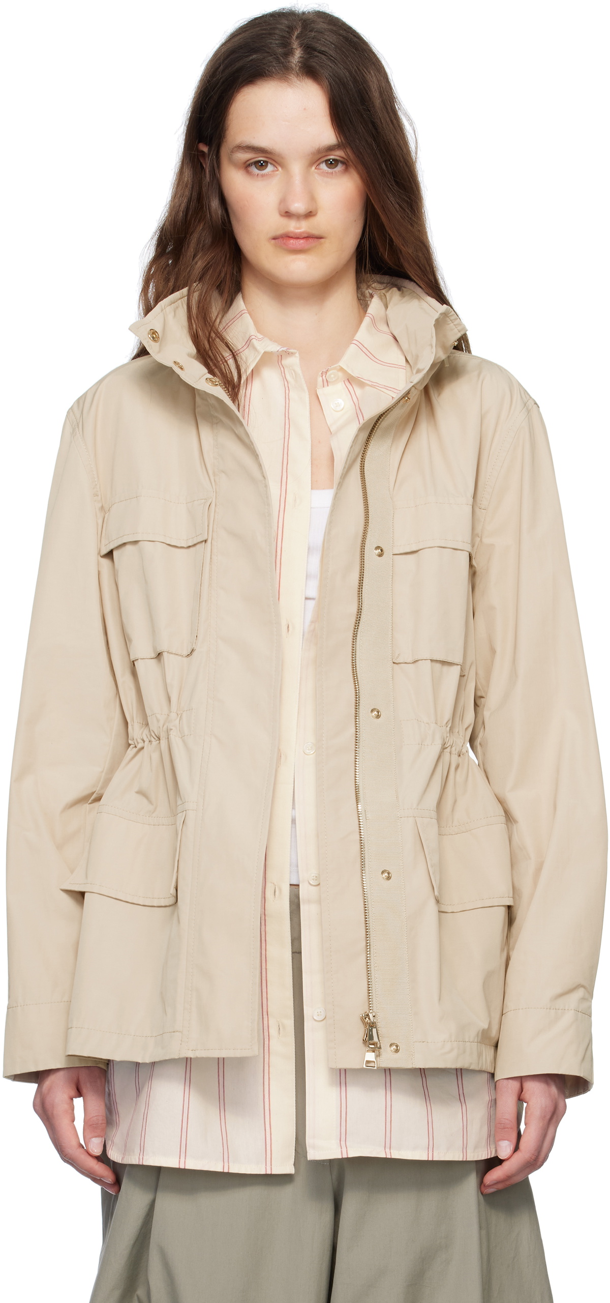 【送料&関税込】Moncler nades Beige Polyester Blend Jacket uploading-1409762.jpg