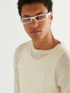 Rick Owens - Fog Rectangle-Frame Acetate Sunglasses