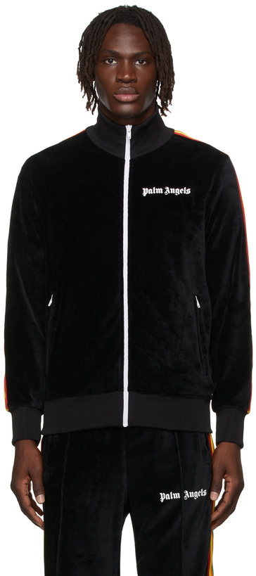 Photo: Palm Angels Rainbow Chenille Track Jacket