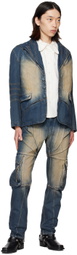 Juntae Kim White Corset Shirt