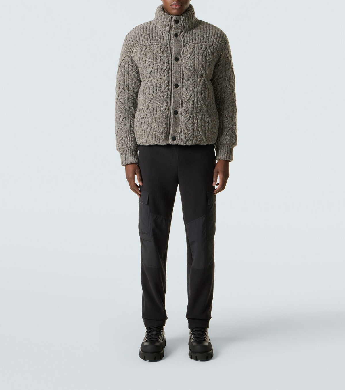Moncler Grenoble Après Ski virgin wool down jacket