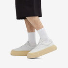 MM6 Maison Margiela Men's Oversized Sole Sneakers in Bright White