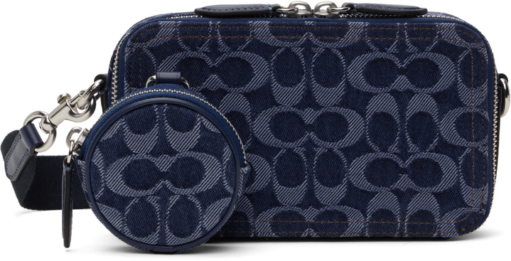 Photo: Coach 1941 Blue Charter Slim Crossbody Bag