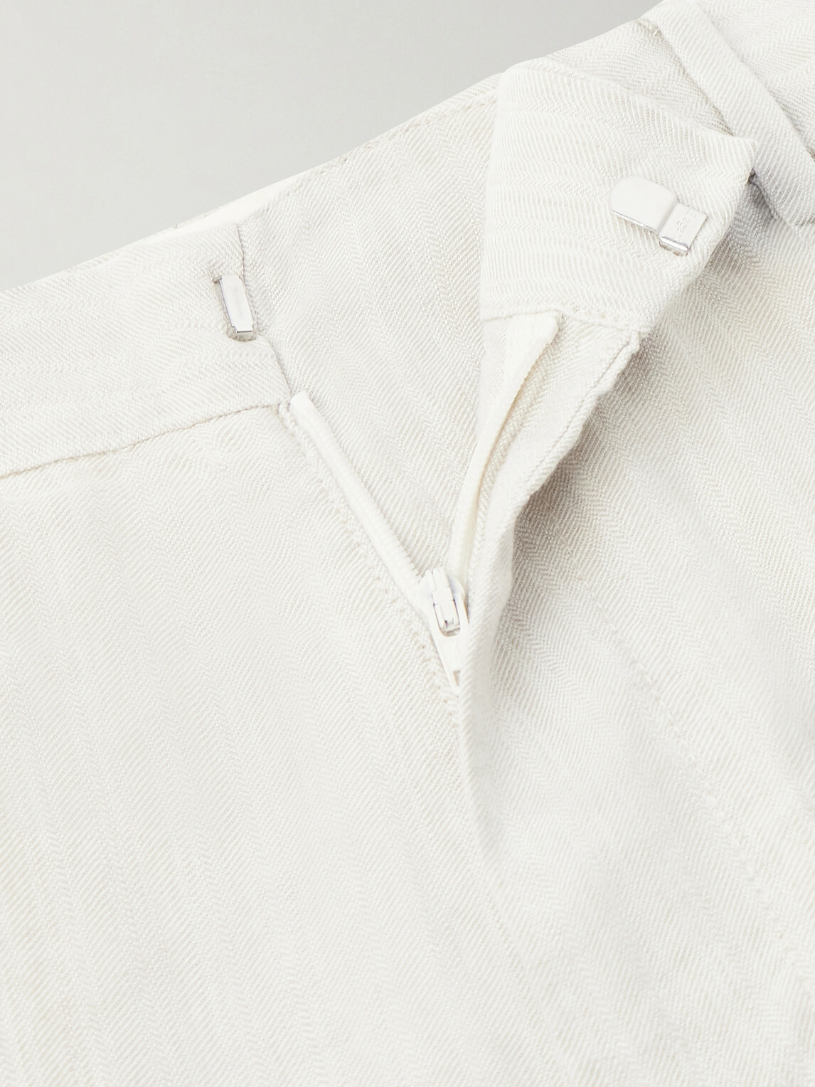 Barena - Delfo Lisca Straight-Leg Herringbone Suit Trousers - Neutrals
