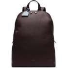 Paul Smith Burgundy Leather Backpack