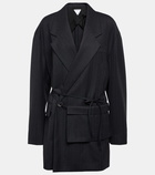 Bottega Veneta Striped wool jacket