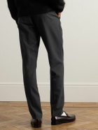 CELINE - Pinstriped Wool Trousers - Black