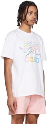 Casablanca White Organic Cotton T-Shirt