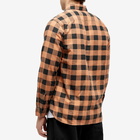 RRL Men's Hercules Check Shirt in Coral/Black