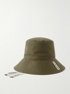 LOEWE - Paula’s Ibiza Logo-Appliquéd Canvas Bucket Hat - Green