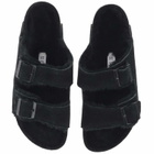 Birkenstock Arizona Suede And Shearling Sandals