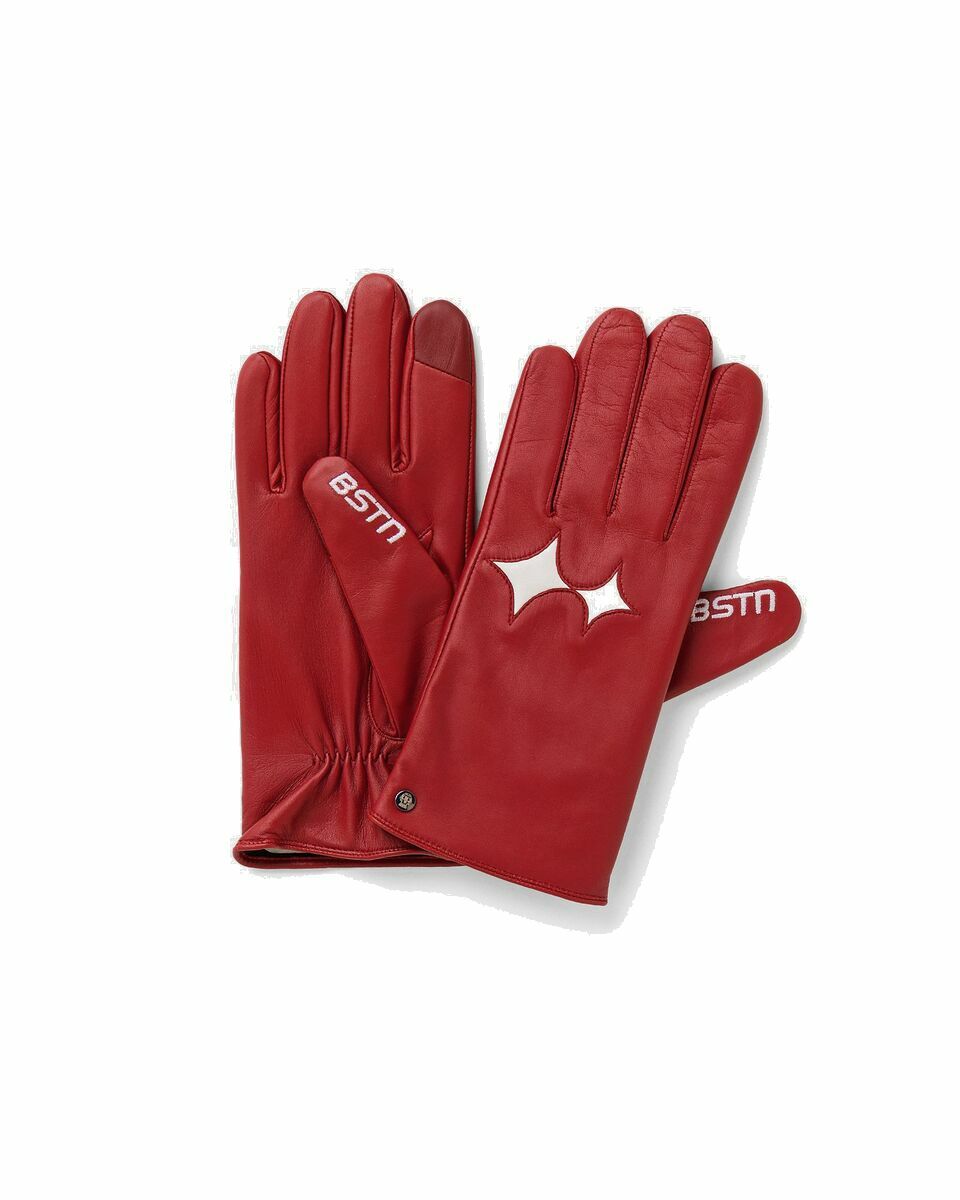 Photo: Bstn Brand Roeckl X Bstn Brand Touch Gloves Men Red - Mens - Gloves