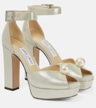 Jimmy Choo - Socorie suede platform sandals