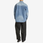 Wooyoungmi Men's Long Sleeve Denim Shirt in Blue