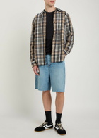 Frame Baggy Denim Shorts Light Blue