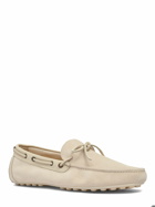 LORO PIANA - Lp Dots Roadster Suede Loafers