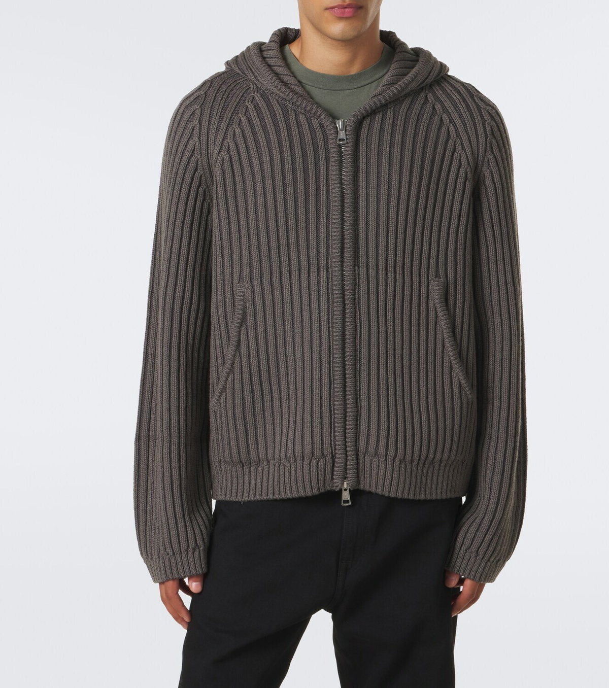 Our Legacy Level wool zip-up hoodie