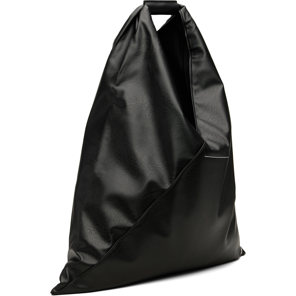 MM6 Maison Margiela Black Classic Triangle Tote