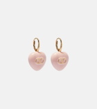 Valentino Cœur Royal VLogo enamel earrings